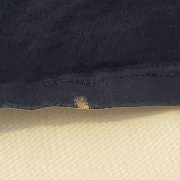 Vintage Fresno State Tshirt Navy White Logo Bulldog Cotton Exchange Large - Picture 8 of 9